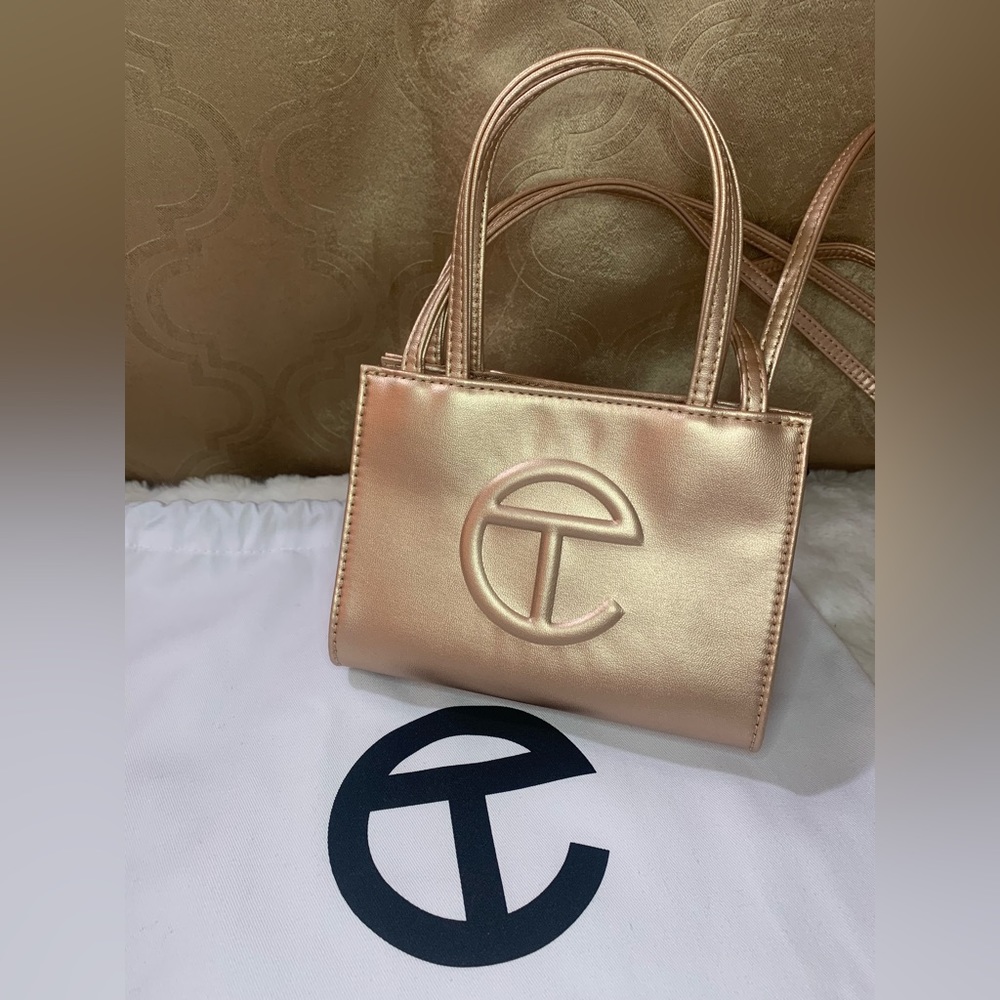 COPY - Small copper Telfar shopping bag